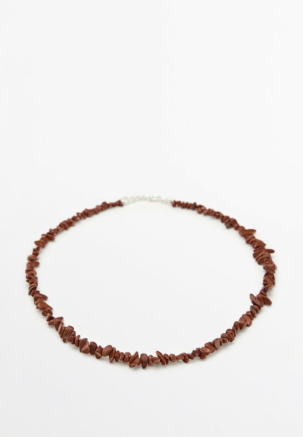 Necklace - mottled bordeaux2