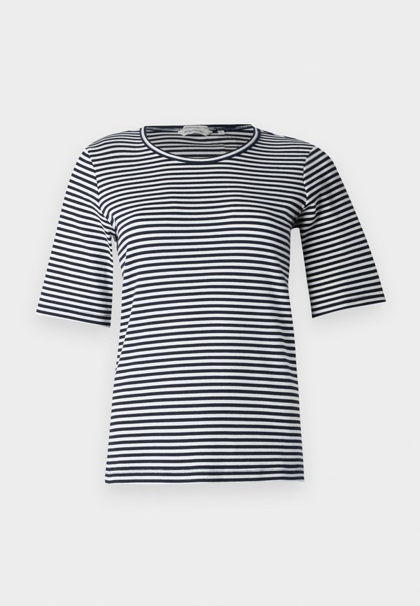 STRIPED CREW NECK - Print T-shirt2
