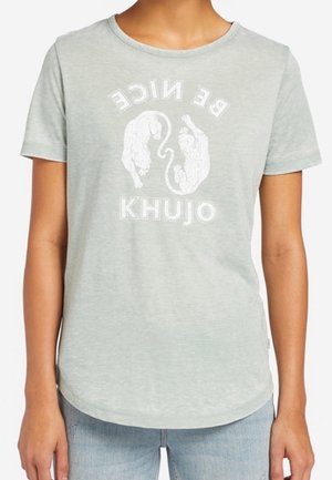 Camiseta estampada - mint