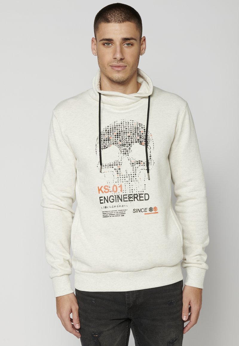 Koroshi SUDADERA - Felpa con cappuccio - marron brown/marrone