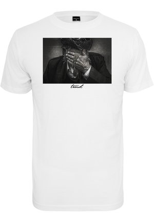 TRUST - Camiseta estampada - white