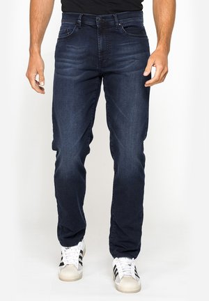 Carrera Jeans, CARRERA JEANS PASSPORT JEANS OVERDYED PASSPORT - Jeans a sigaretta - blue wash blue overdyed treatment