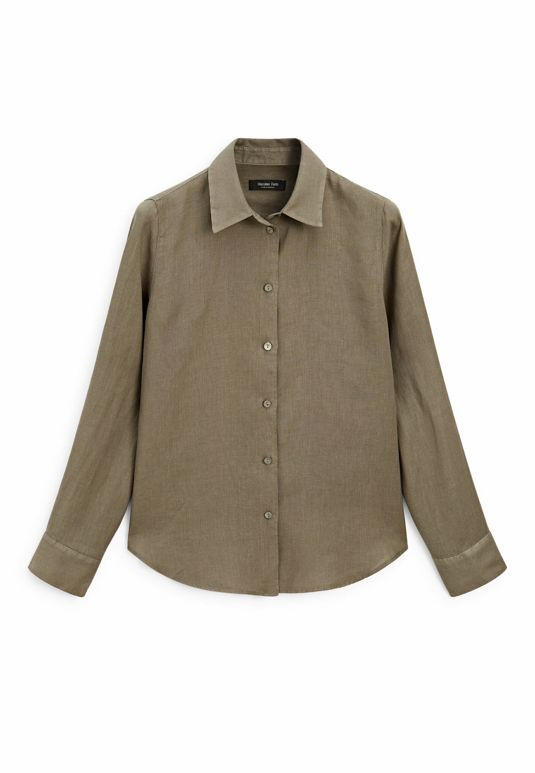 売れ筋商品|||マッシモ ドゥッティ シャツ レディース トップス FLOWING - Button-down blouse - KHAKI Massimo Dutti FLOWING - Button-down blouse - KHAKI/khaki