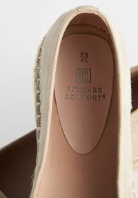Next FOREVER COMFORT BEADED REGULAR FIT - Espadrilles - metallic