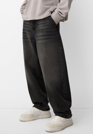 SKATER - Blugi loose fit - black