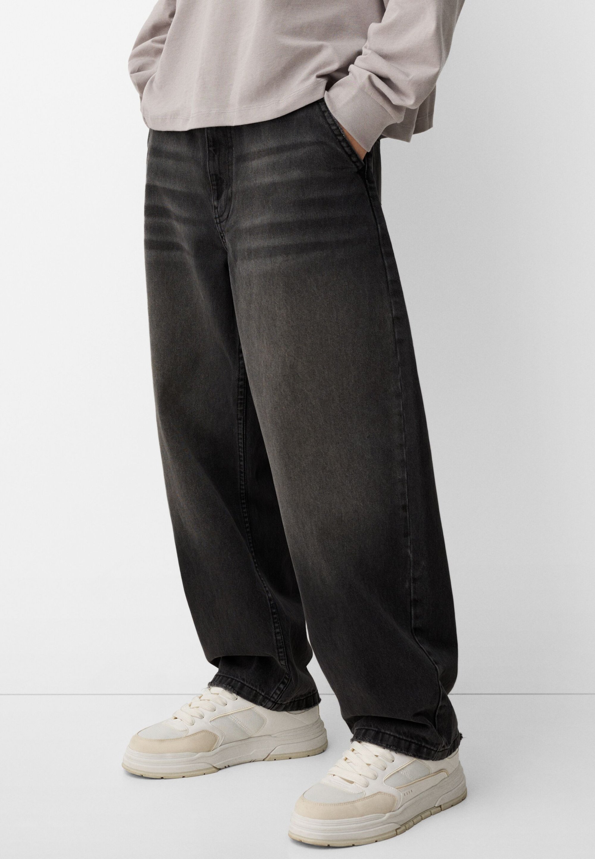 Beige Jeans Zalando Jeans Uomo Diesel Bershka SKATER Relaxed Fit