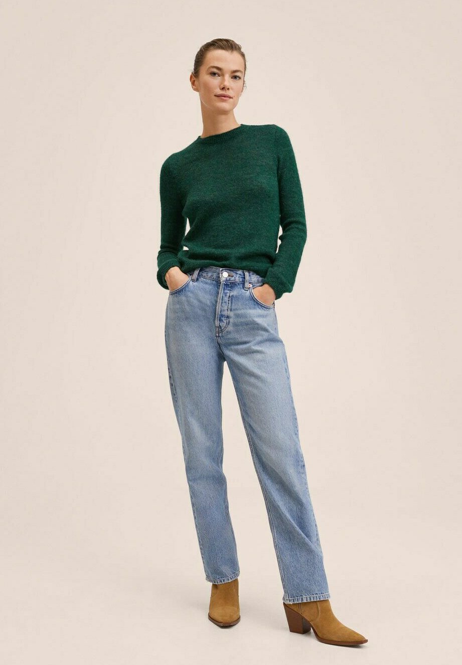 mango green jumper