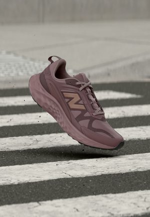 New Balance, ARISHI V4 UTILITY - Обувки за бягане по асфалт - pebble/fast track/pink metallic