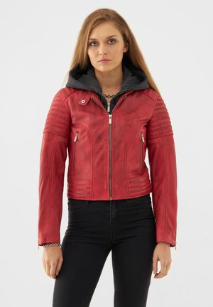 ROBYN BIKER - Giacca di pelle - fire whirl