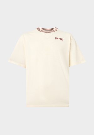 RETRO STRIPE TEE UNISEX - Print T-shirt - oat