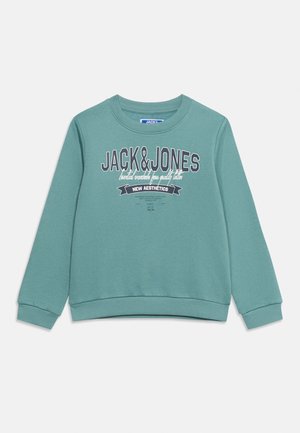 JJELOGO CREW NECK - Sweatshirt - mineral blue
