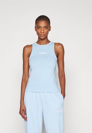 adidas Sportswear, LIN - Top - glow blue/white