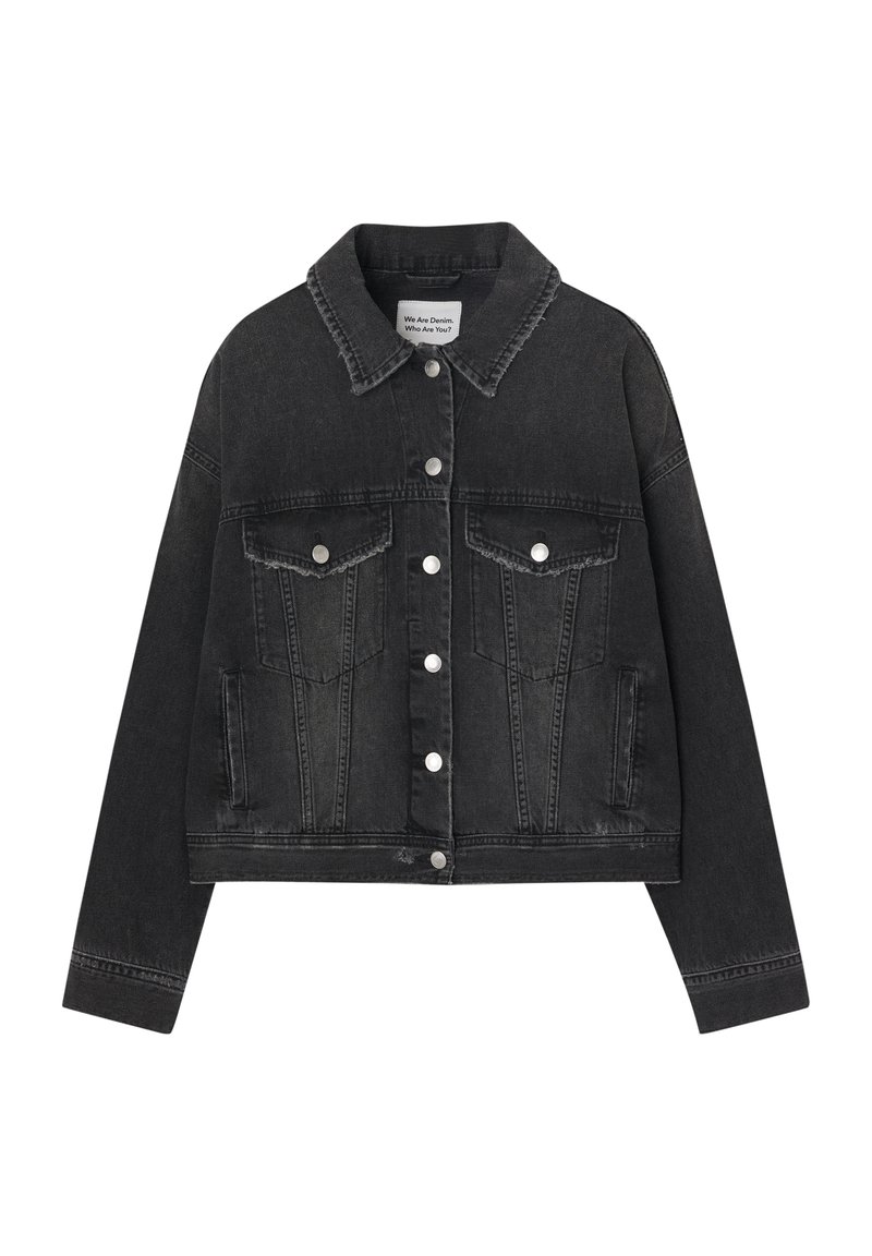 PULL&BEAR Jeansjacke - black/schwarz - Zalando.de 