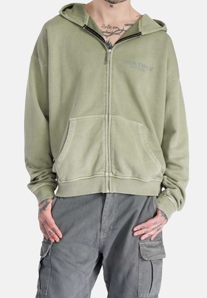 Sweat zippé - green