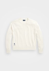 COTTON CREWNECK SWEATER - Maglione - cream