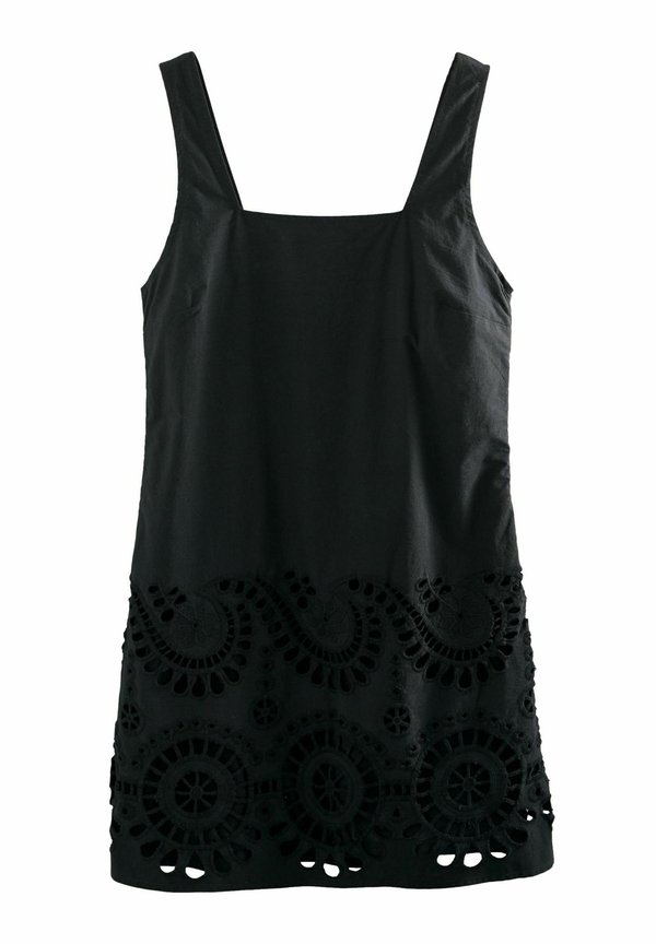 SQUARE NECK EMBROIDERED - Freizeitkleid