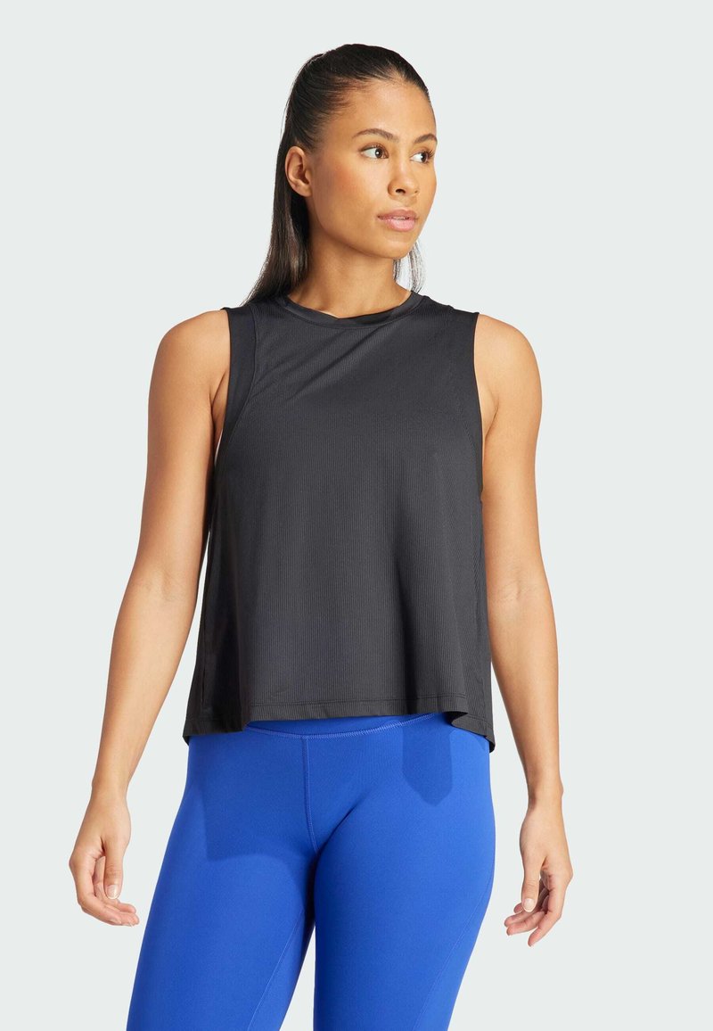 adidas Performance - STUDIO - Top - black grey six, Enlarge