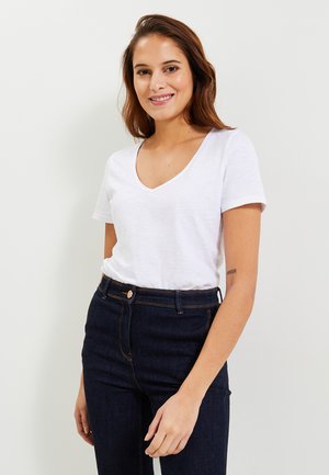 Grain de Malice COL V - T-shirt basique - blanc