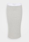 RIB SKIRT COTTON STRETCH RIB - Pyjama bottoms - grey heather