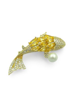 KOI - Broche - gold-coloured gelb  weiss