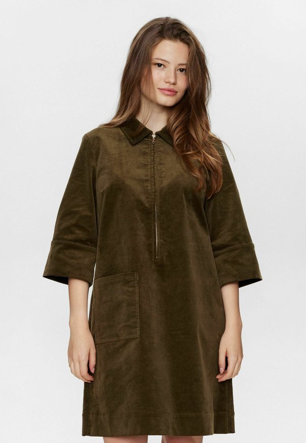 NUVIZZA  - Blusenkleid - olive night