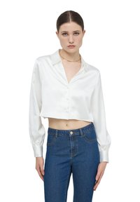 Terranova LUCIDO - Camicia - bianco lana