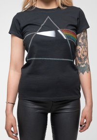 Paradiso Clothing PINK FLOYD DARK SIDE OF THE MOON DIAMANTE  - Print T-shirt - black