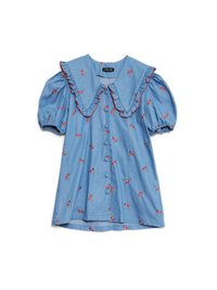 LOLA MINI DRESS - Blousejurk - blue