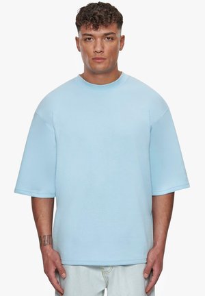 Bazix Republiq DROPSIZE HEAVY LOOSE FIT - Paprasti marškinėliai - babyblue