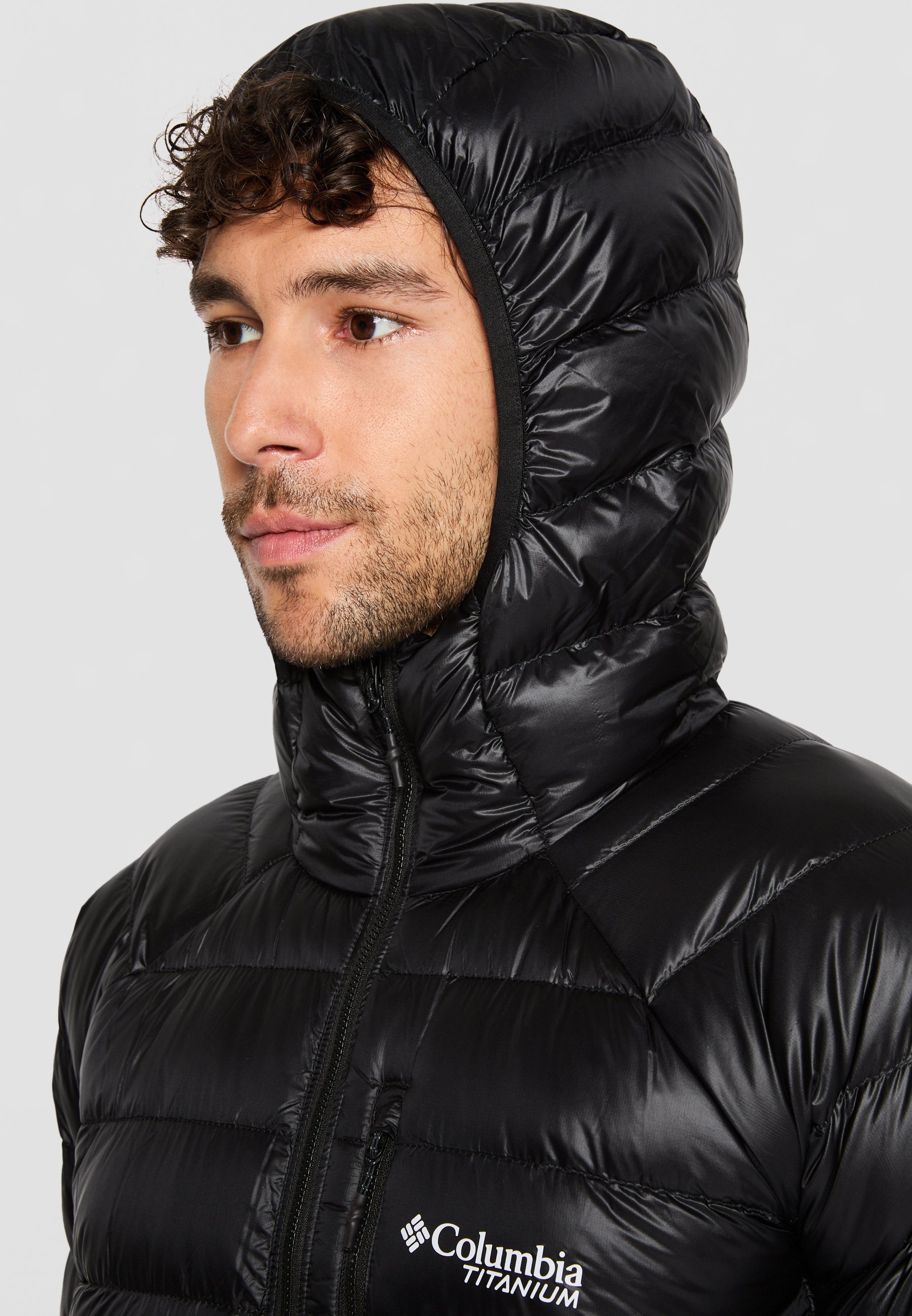 Columbia ARCTIC CREST™ HOODED JACKET - Jachetă cu puf - black