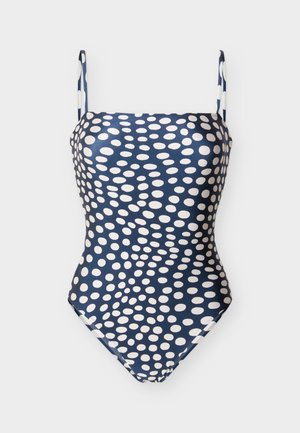 POIS STRAPS SWIMSUIT - Maillot de bain - blue