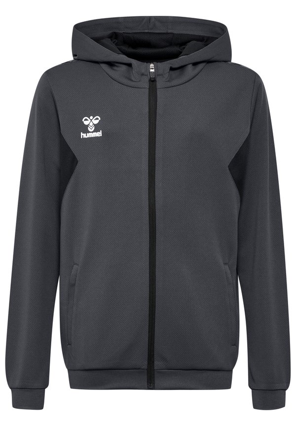 HMLAUTHENTIC PL ZIP HOODIE  - Trainingsjacke - asphalt