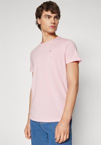 Tommy Jeans JASPE C NECK  - Tricou basic - ballet pink