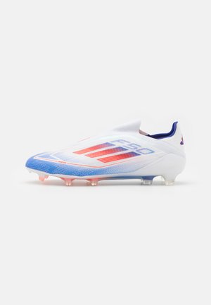 adidas Performance, F50 ELITE LACELESS FIRM GROUND - Fodboldstøvler til fast underlag - footwear white/solar red/lucid blue