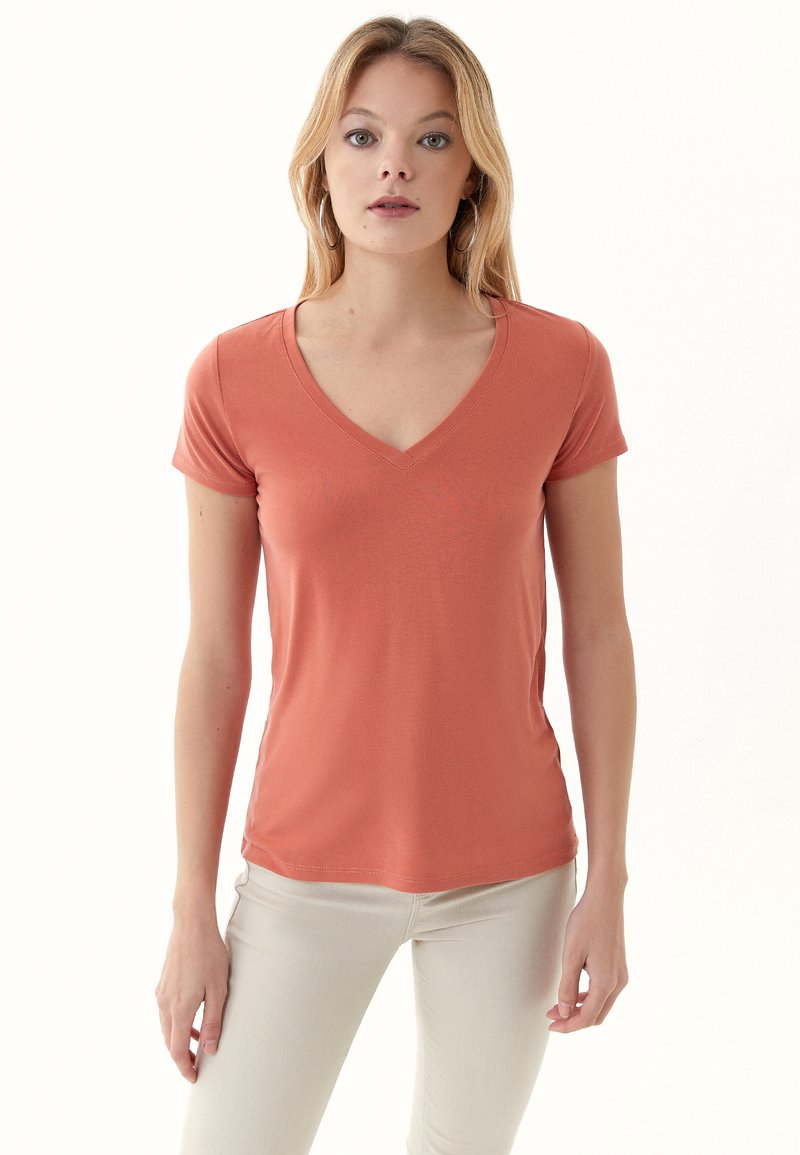 OXXO SOFT TOUCH T-SHIRT BASIC - T-shirt basic - ginger