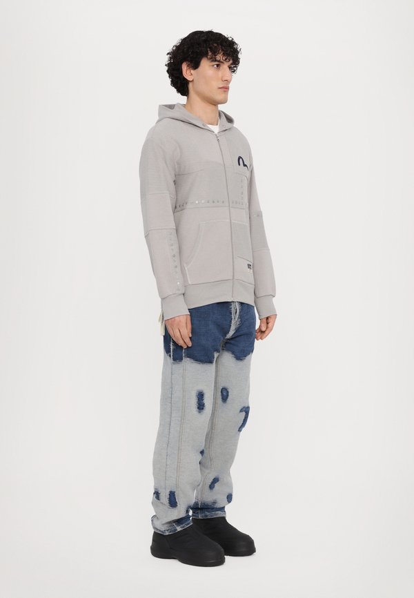 FABRIC BLOCKING HOODIE - Zip-up sweatshirt2