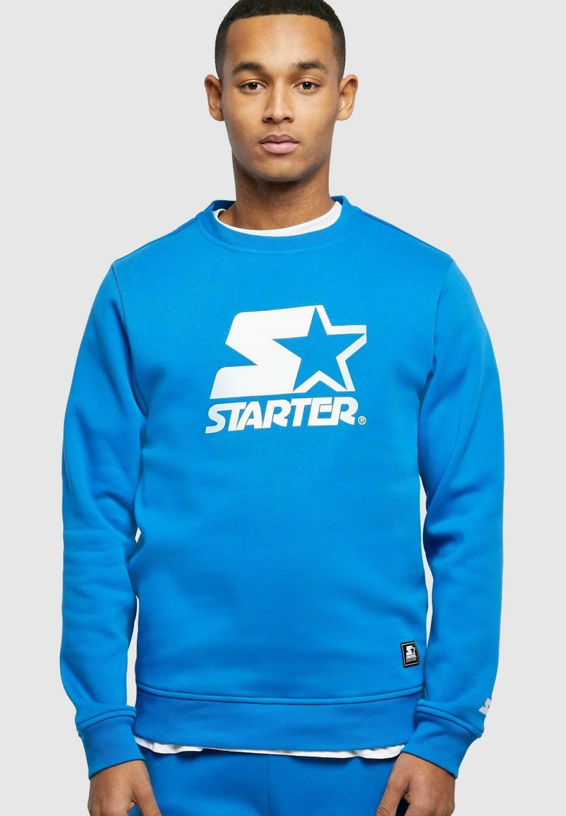Starter LOGO CREWNECK - Sweatshirt - blue