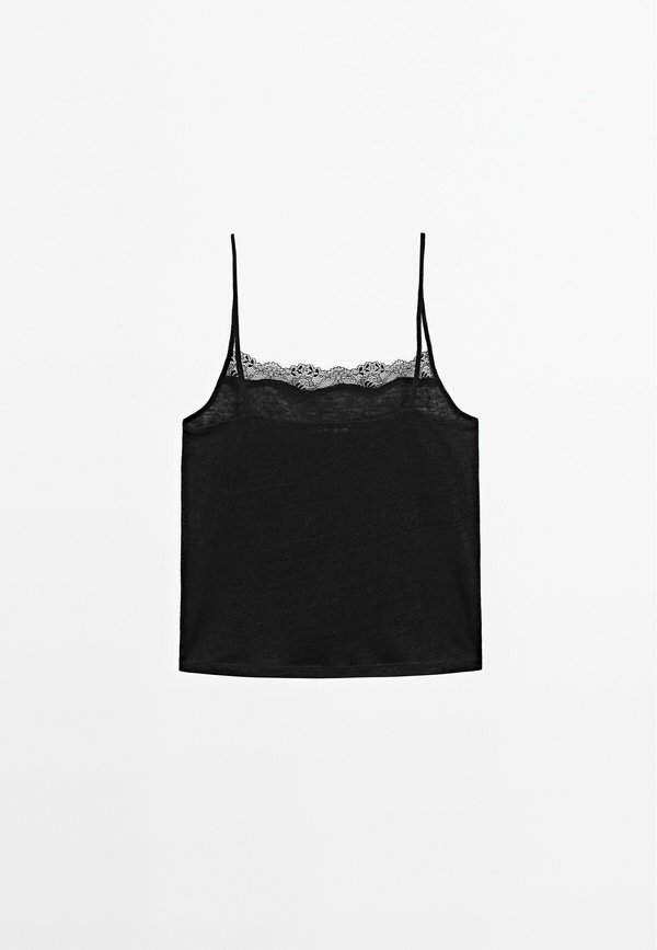 STRAPPY WITH LACE DETAIL  - Top3