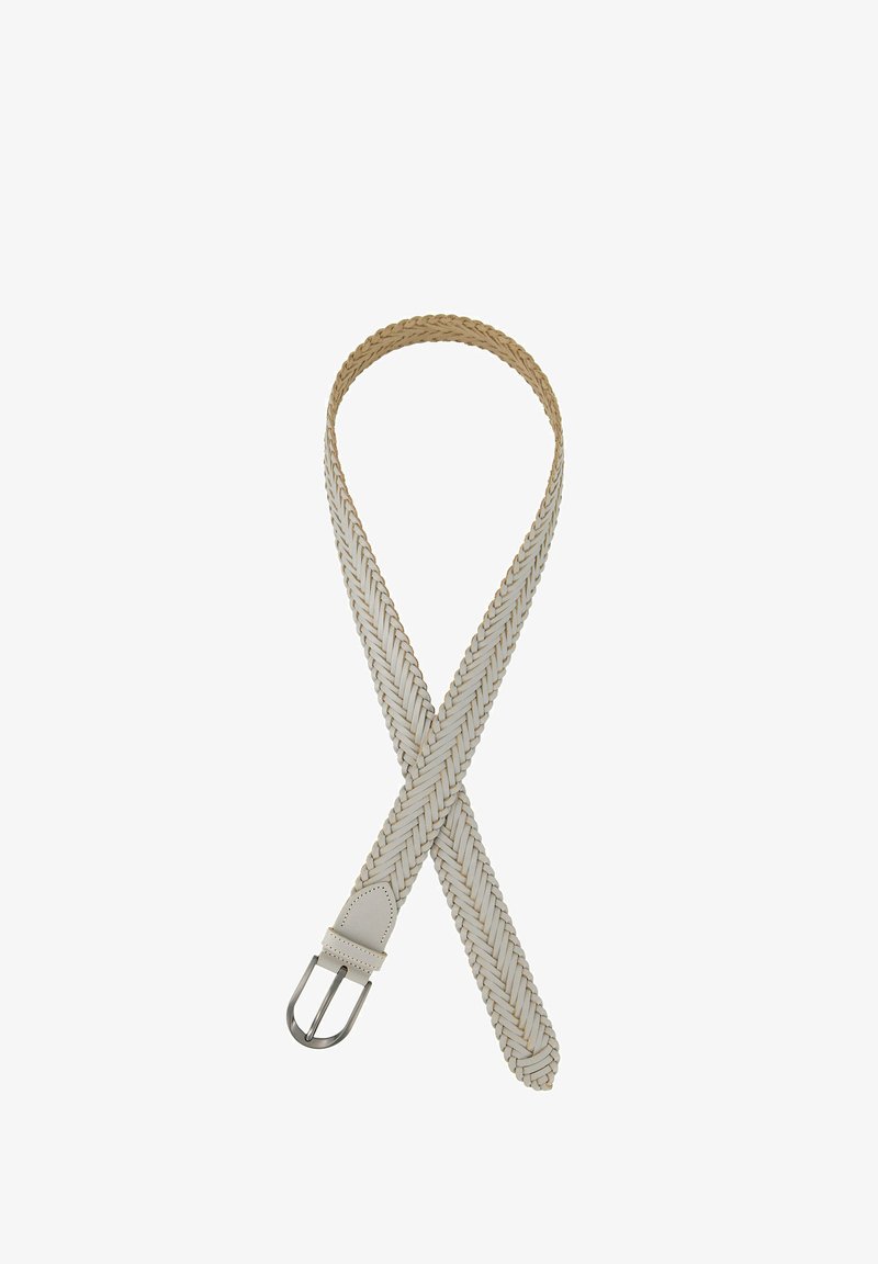 Ulla Popken CLASP - Cintura intrecciata - light gray melange