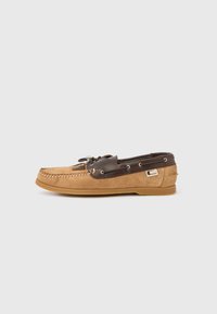SALER NAUTIC - Chaussures bateau - beige/dark brown