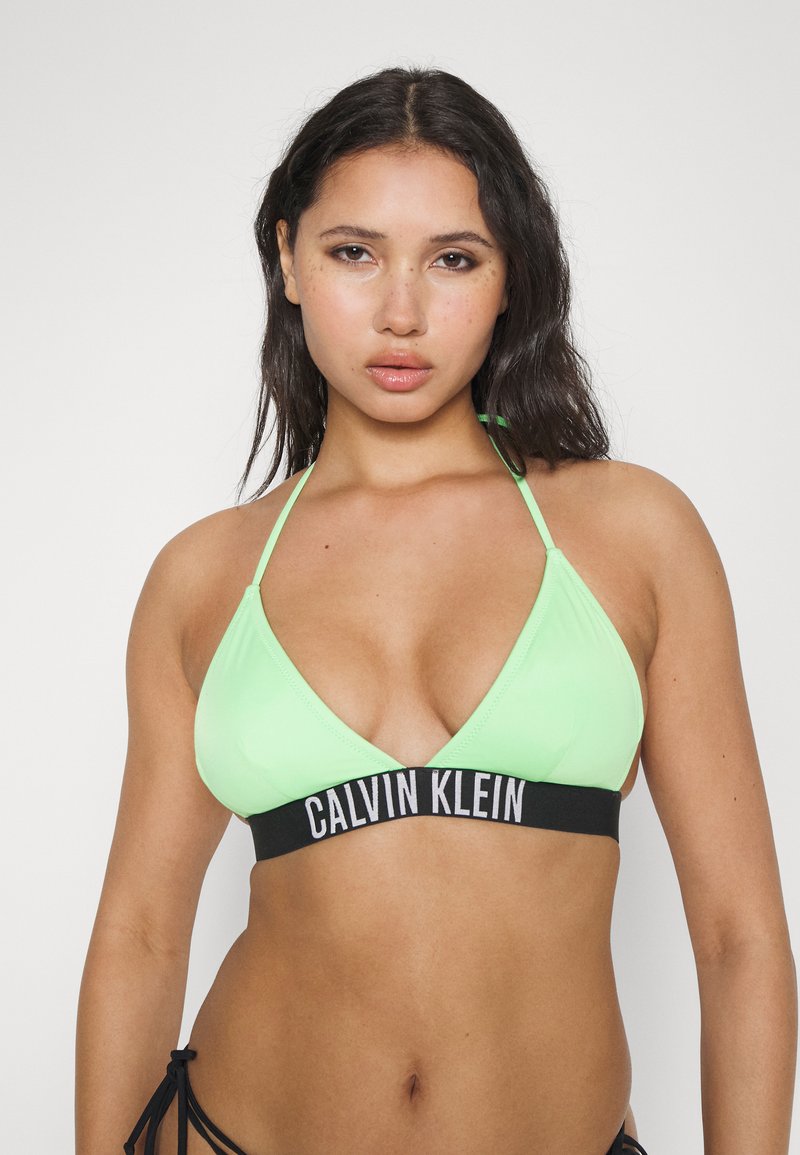 Calvin Klein Swimwear TRIANGLE Bikini top ultra green/green