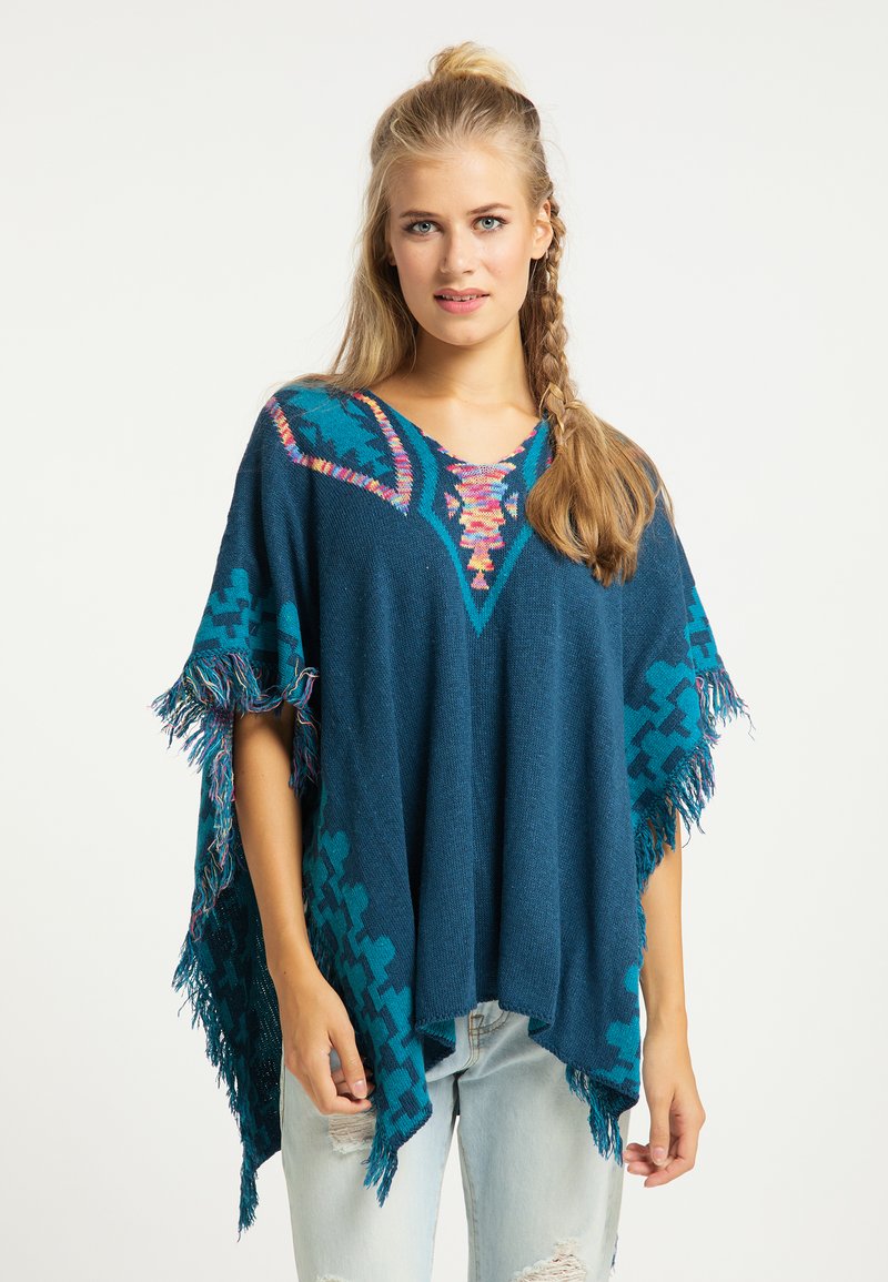 Damen Leichte Jacken | usha Cape petrol - EY00225 Damen Leichte Jacken | usha Cape petrol - EY00225