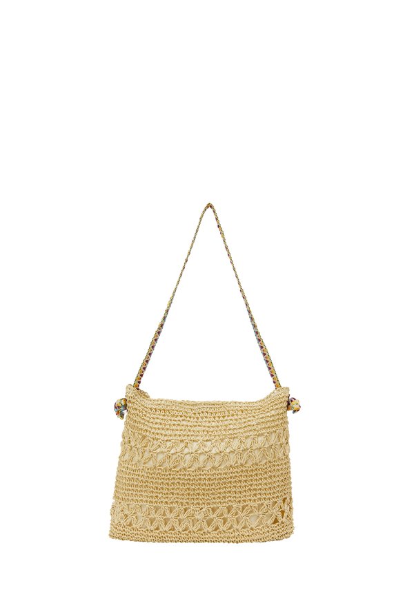 SHOULDER - Handtasche - beige