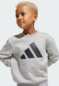 adidas Performance ESSENTIALS KIDS - Gornji dio trenirke - medium grey heather   black