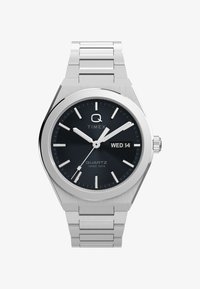 Timex Q Continental Day/Date Watch silver and black/silver