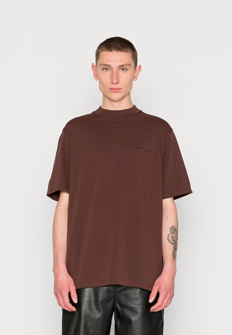 Samsøe Samsøe NORSBRO - T-shirt básica - brown stone