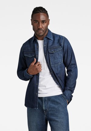 SLIM DENIM - Shirt - worn in deep sea