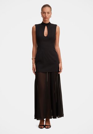 Forever New PEARL HIGH NECK UNDERLAY - Maxi-jurk - black