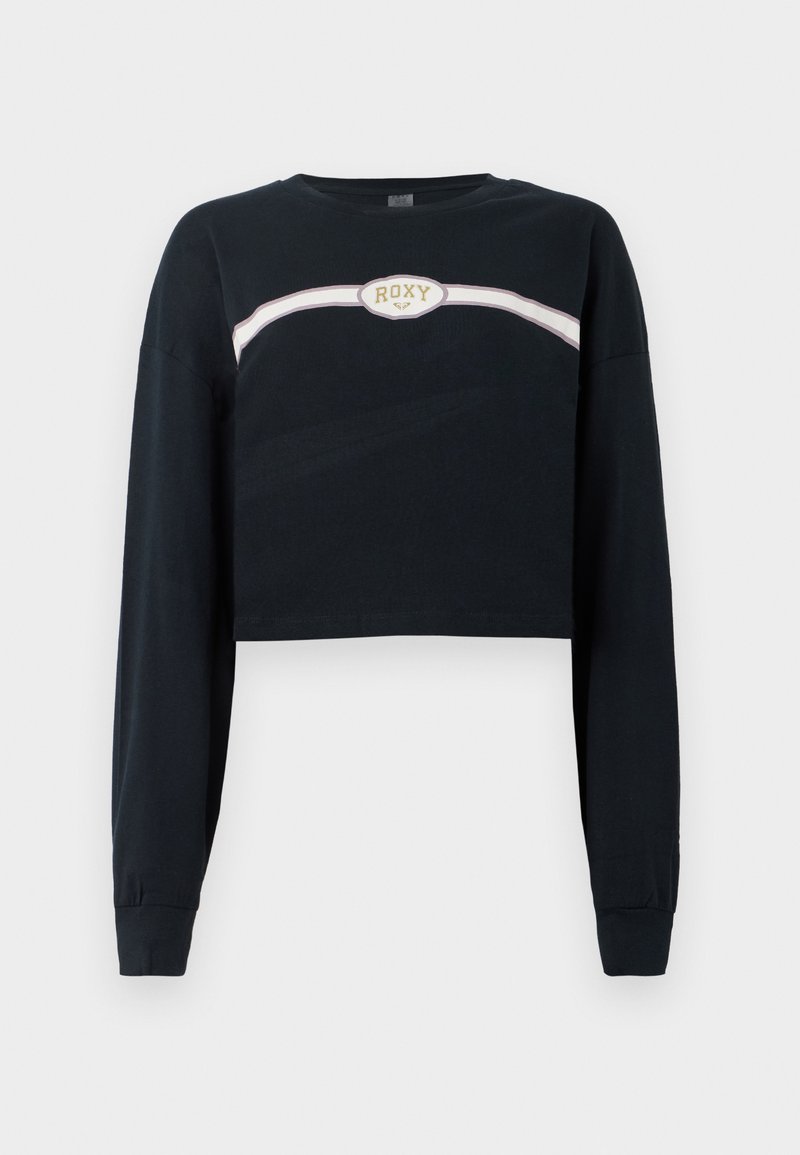 Roxy ESSENTIAL ENERGY BOXY TEE - Långärmad tröja - true black/svart ...