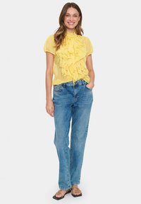 Saint Tropez LILJASZ CRINKLE SS - Pogājama blūze - yarrow drea dots